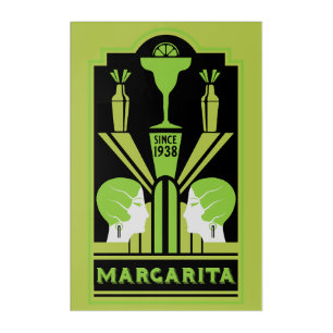 Margarita Art Deco Cocktail