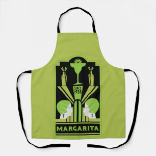 Margarita Art Deco Cocktail Apron