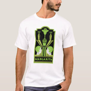 Margarita Art Deco Cocktail T-Shirt