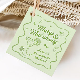 Margarita Bachelorette Party Favor Tags