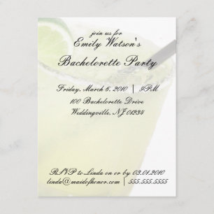 Margarita Bachelorette Party Invitations