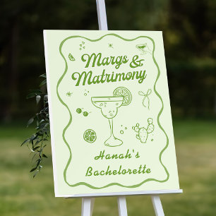 Margarita Bachelorette Party Welcome Foam Board