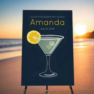 Margarita Bachelorette Party Welcome Foam Board