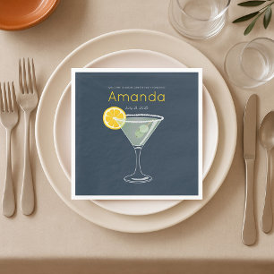 Margarita Bachelorette Party Welcome Napkins