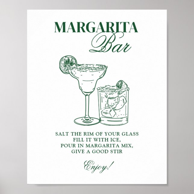 Margarita Bar Poster (Front)