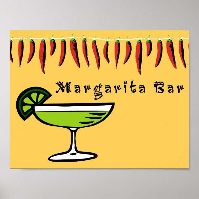 Margarita Bar Sign (Front)