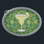 Margarita Belt Buckle<br><div class="desc">A glass of Margarita cocktail.</div>