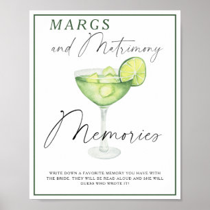 Margarita Bridal shower Memories with the bride Poster