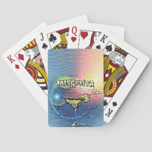 Margarita Cocktail (#9 of 12 Drink Recipe Sets) Poker Cards