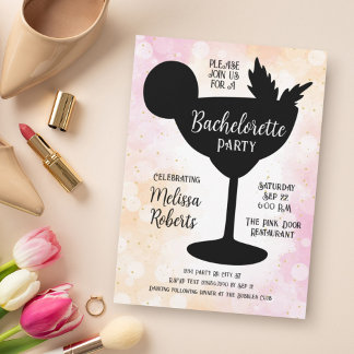 Margarita Cocktail Bachelorette Party Invitation