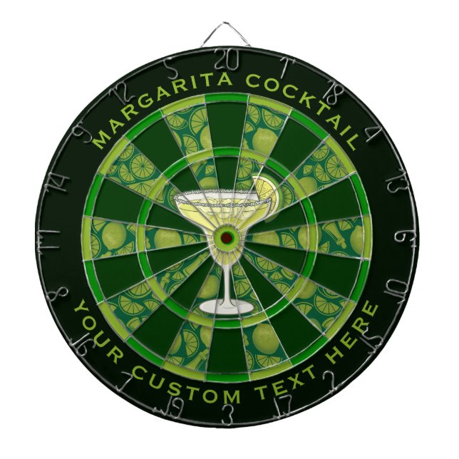 Margarita Cocktail Dart Board (Front)