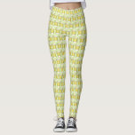 Margarita Cocktail Glass Bar Mixed Drink Salt Lime Leggings<br><div class="desc">Features an original illustration of a classic margarita cocktail mixed drink, served with a salty rim and wedge of lime. Printed on a green background. Don't see what you're looking for? Need help with customization? Click "rebeccaheartsny" (upper right corner) then "contact this designer" to have something created just for you!...</div>