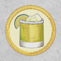 Margarita Cocktail Glass Bar Mixed Drink Salt Lime