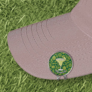 Margarita Cocktail Golf Hat Clip