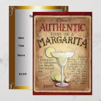 Margarita Cocktail Party  Invitation