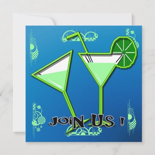 Margarita Cocktail Party Invitations