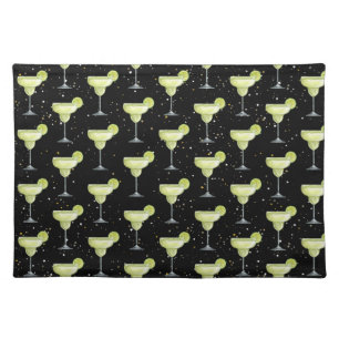 Margarita Cocktail Pattern Cloth Placemat