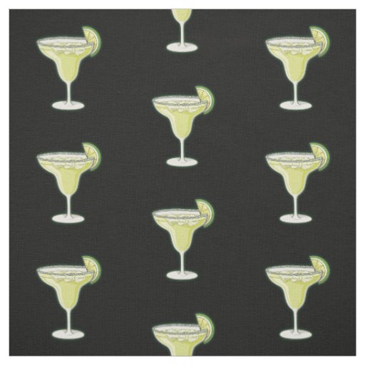 Margarita Cocktail Pattern Fabric