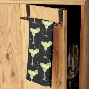 Margarita Cocktail Pattern Kitchen Towel