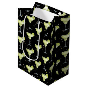 Margarita Cocktail Pattern Medium Gift Bag