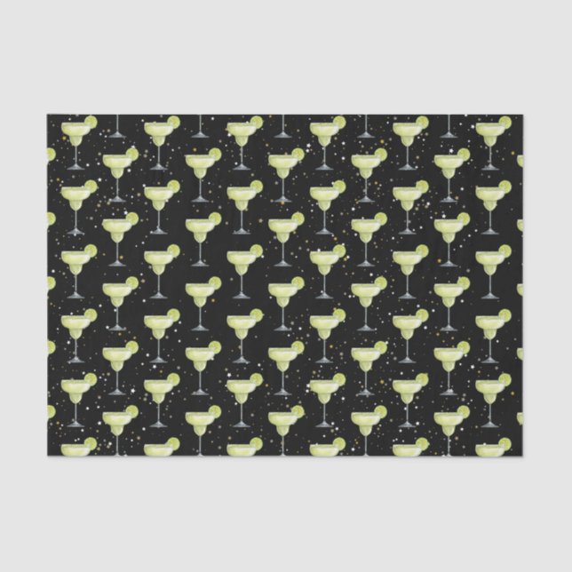 Margarita Cocktail Pattern Tissue Paper (Front)
