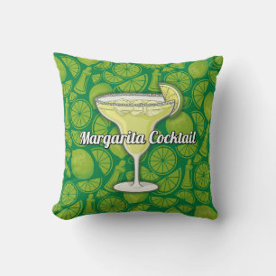Margarita Cocktail Throw Pillow