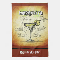 Margarita Custom Bar Gold Personalized