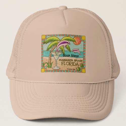 Margarita Dolphin custom name   hat