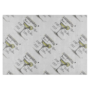 Margarita Drink Recipe Design Cutting Board