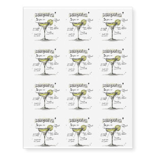 Margarita Temporary Tattoos | Zazzle Margarita Temporary Tattoos | Zazzle