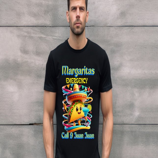Margarita Emergency Sombrero-Wearing Octopus T-Shirt (Creator Uploaded)