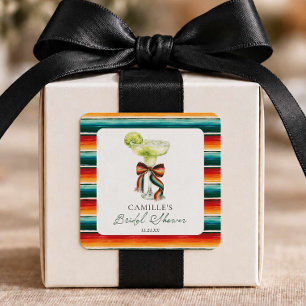 Margarita Fiesta Bridal Shower Favor Sticker