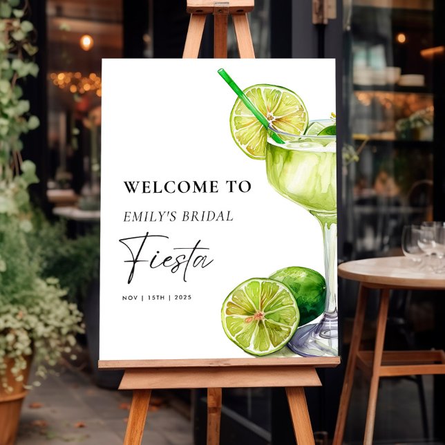 Margarita Fiesta Bridal Shower Welcome Sign (Creator Uploaded)