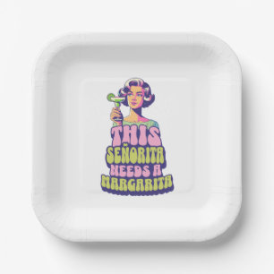 Margarita Fiesta Cocktail Party Celebration Paper Plates