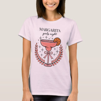 Margarita Girls Night Out Fun Pink T-Shirt