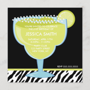 Margarita Glass Party Invitation