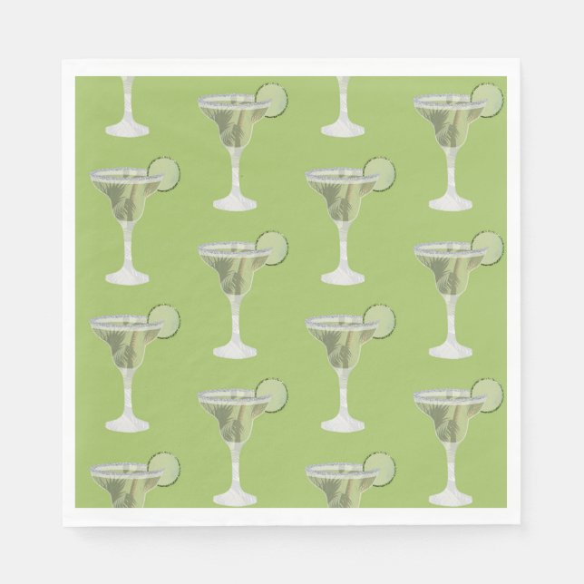 Margarita Green Napkins (Front)