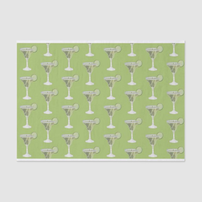 Margarita Green Tissue Paper (Front)