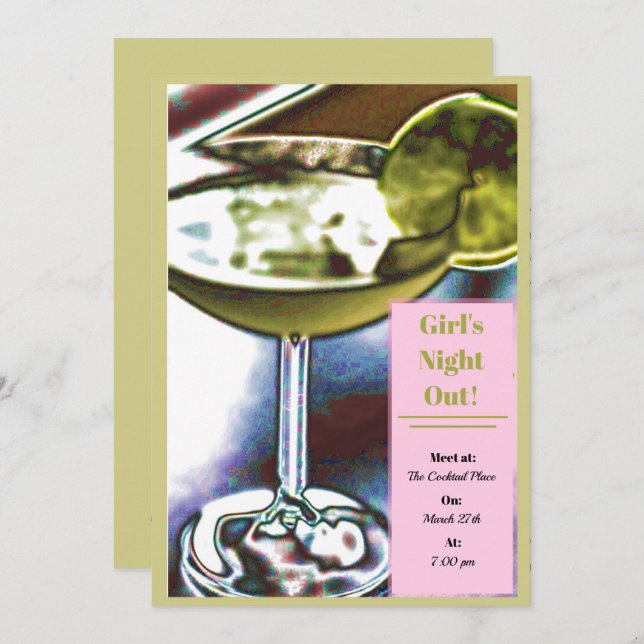 Margarita Invitation (Front/Back)