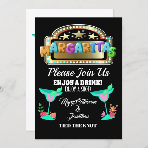 Margarita Invitation for Wedding  Any Occasion