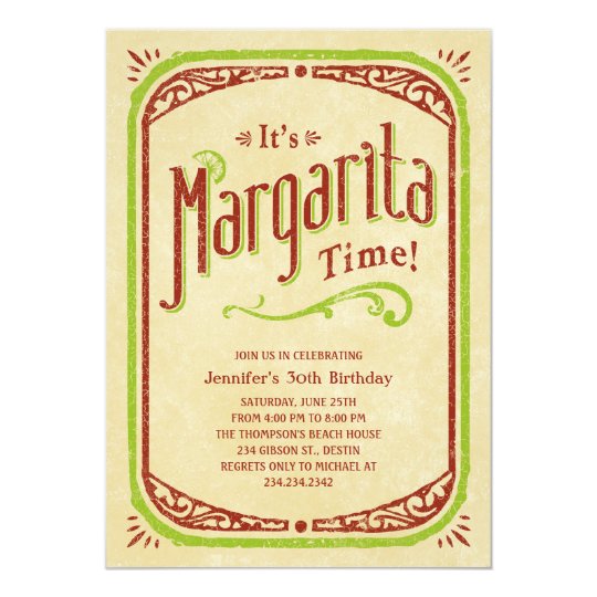 Margarita Party Invitations 10