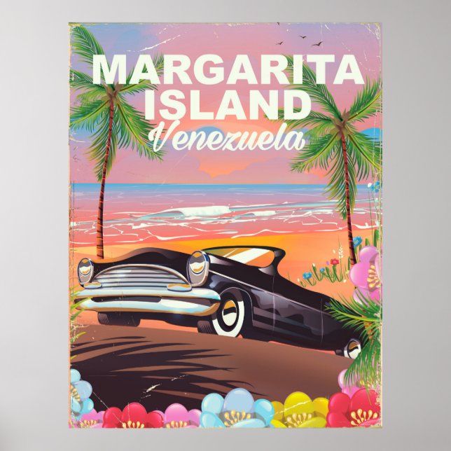 Margarita Island - Venezuela travel poster (Front)