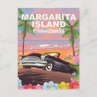 Margarita Island - Venezuela travel poster