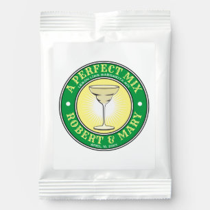 Margarita Label Template Wedding Favor Drink Mix