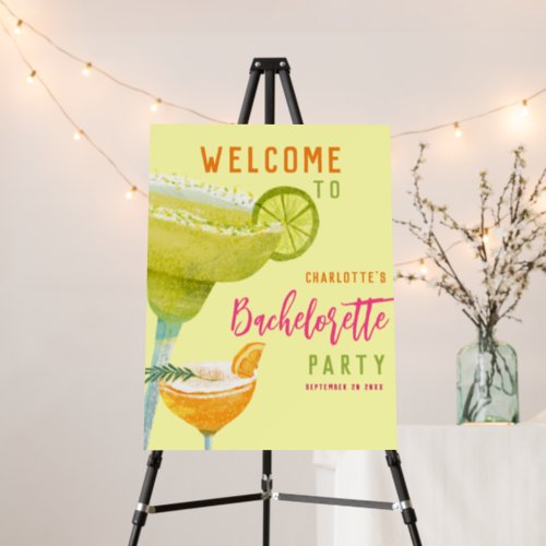 Margarita Lime Custom Bachelorette Party Welcome  Foam Board