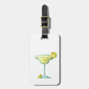 Margarita Lover Limes Tequila Mexico Luggage Tag
