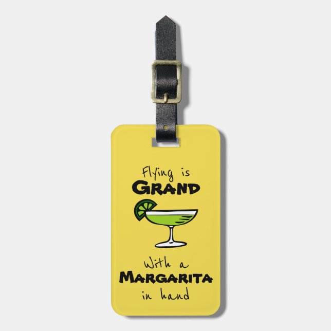 Margarita Luggage Tag (Front Vertical)