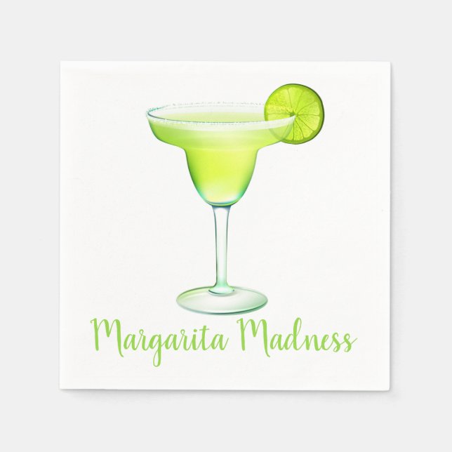 Margarita Madness Napkins (Front)