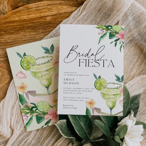 Margarita Mexican Fiesta Bridal Shower Invitation
