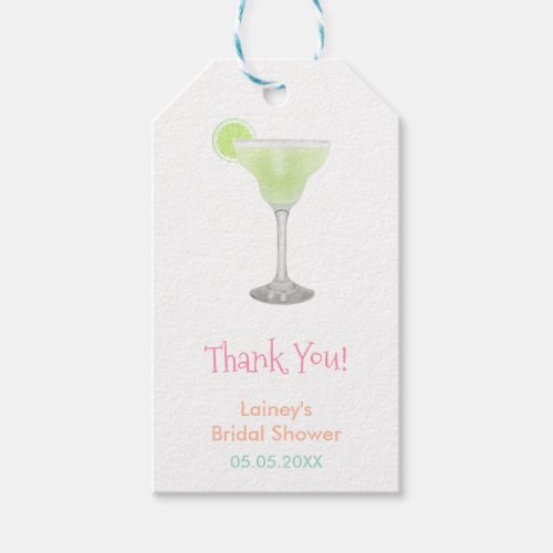 Margarita Mexican Theme Shower Party Favor Tags